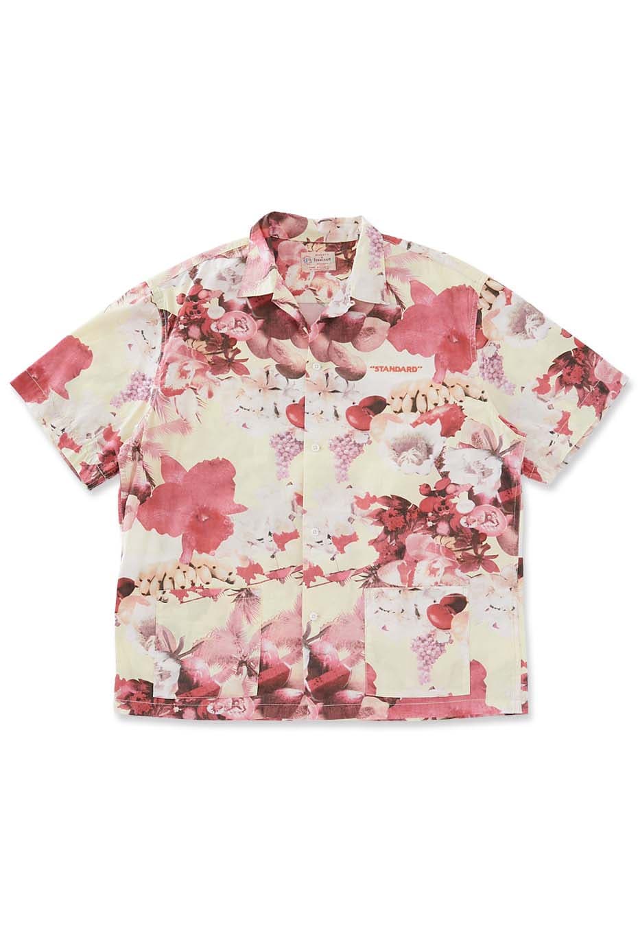 TOWNCRAFT × HIGH! STANDARD / Flower 2-Pocket Short-Sleeve Shirt