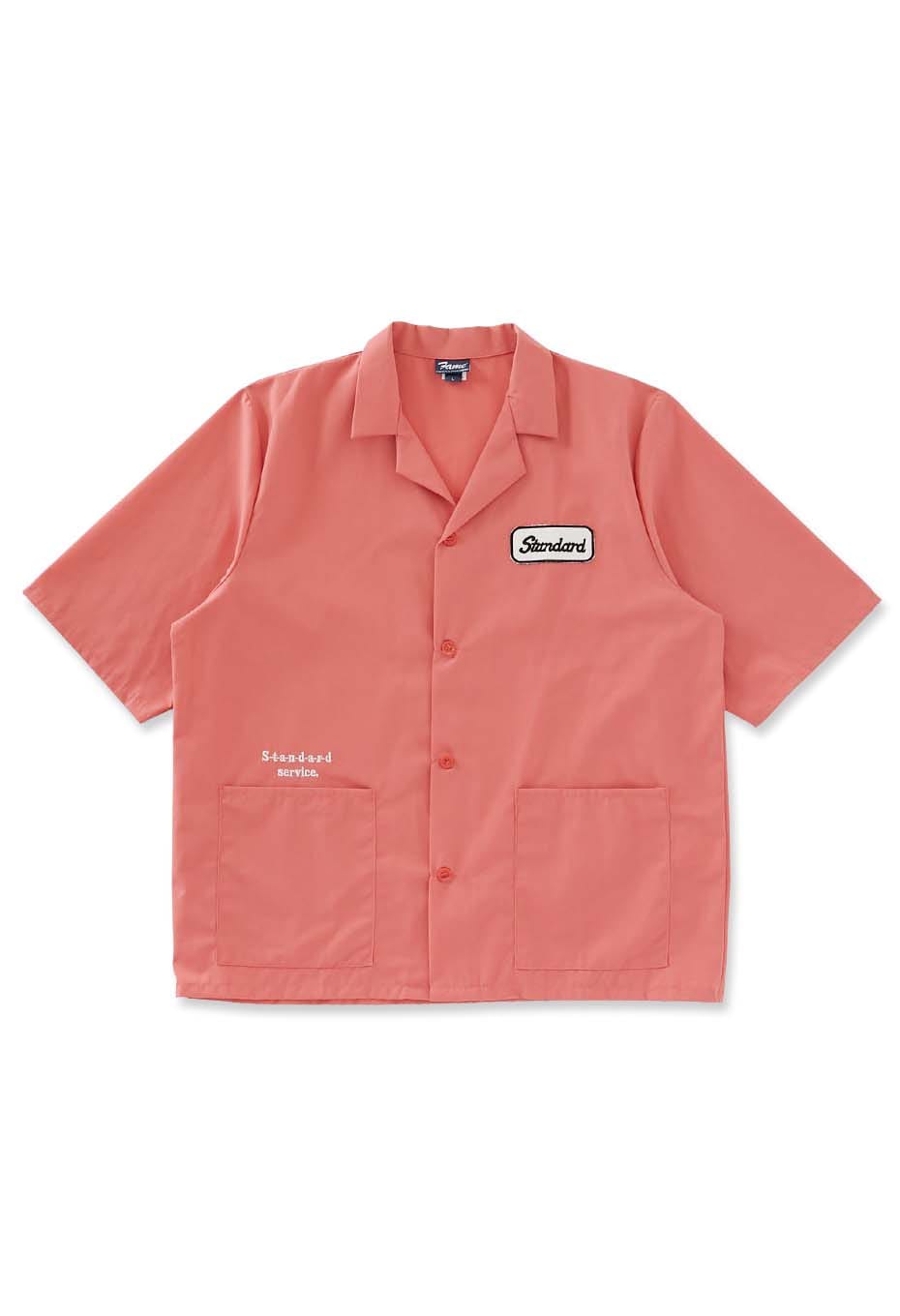 FAME / STANDARD Patch Button Smock Short Sleeve Counter Coat K71