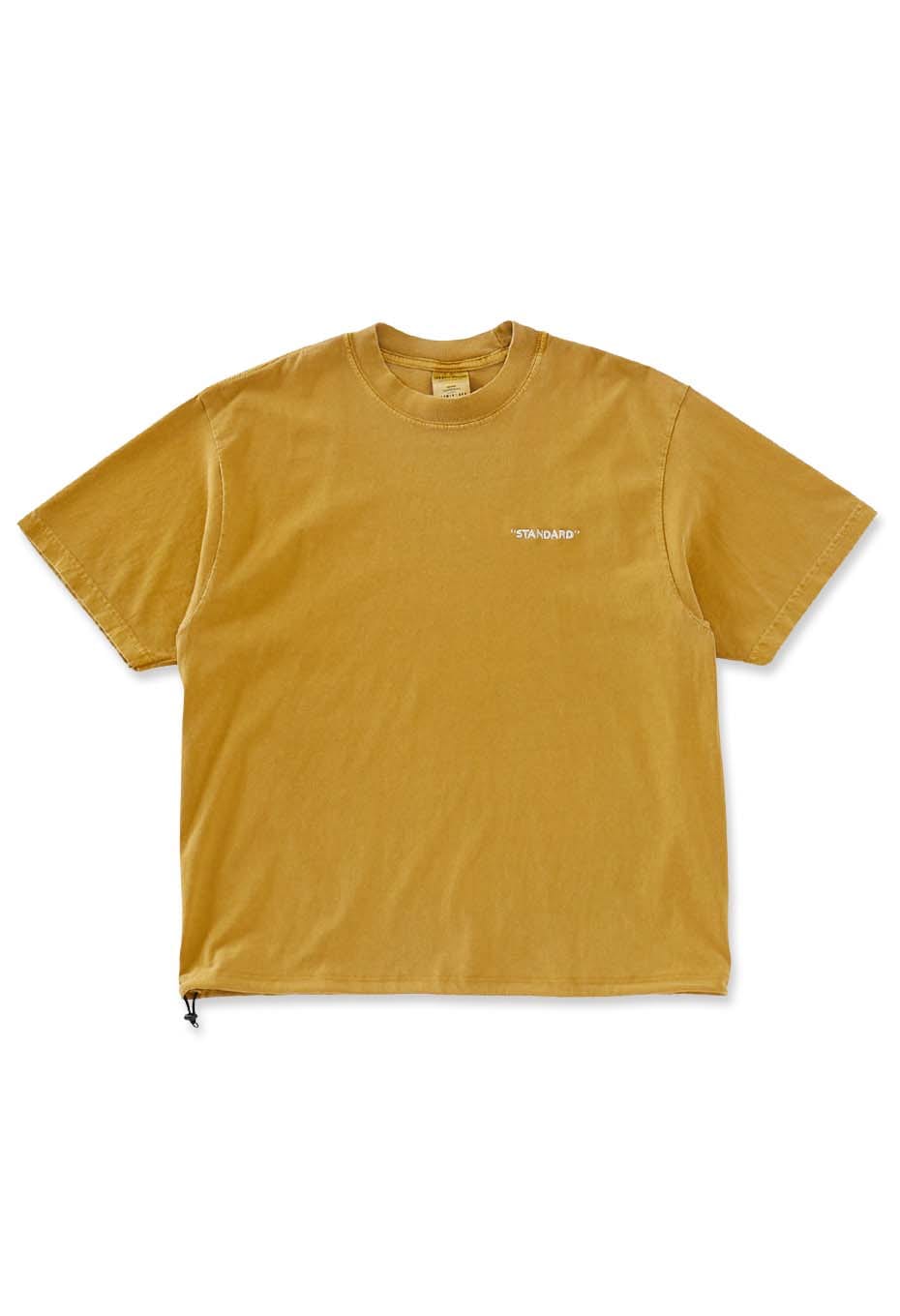 エンブロイダリー 7.5oz ガーメントダイド Tシャツ ダブル ストリング