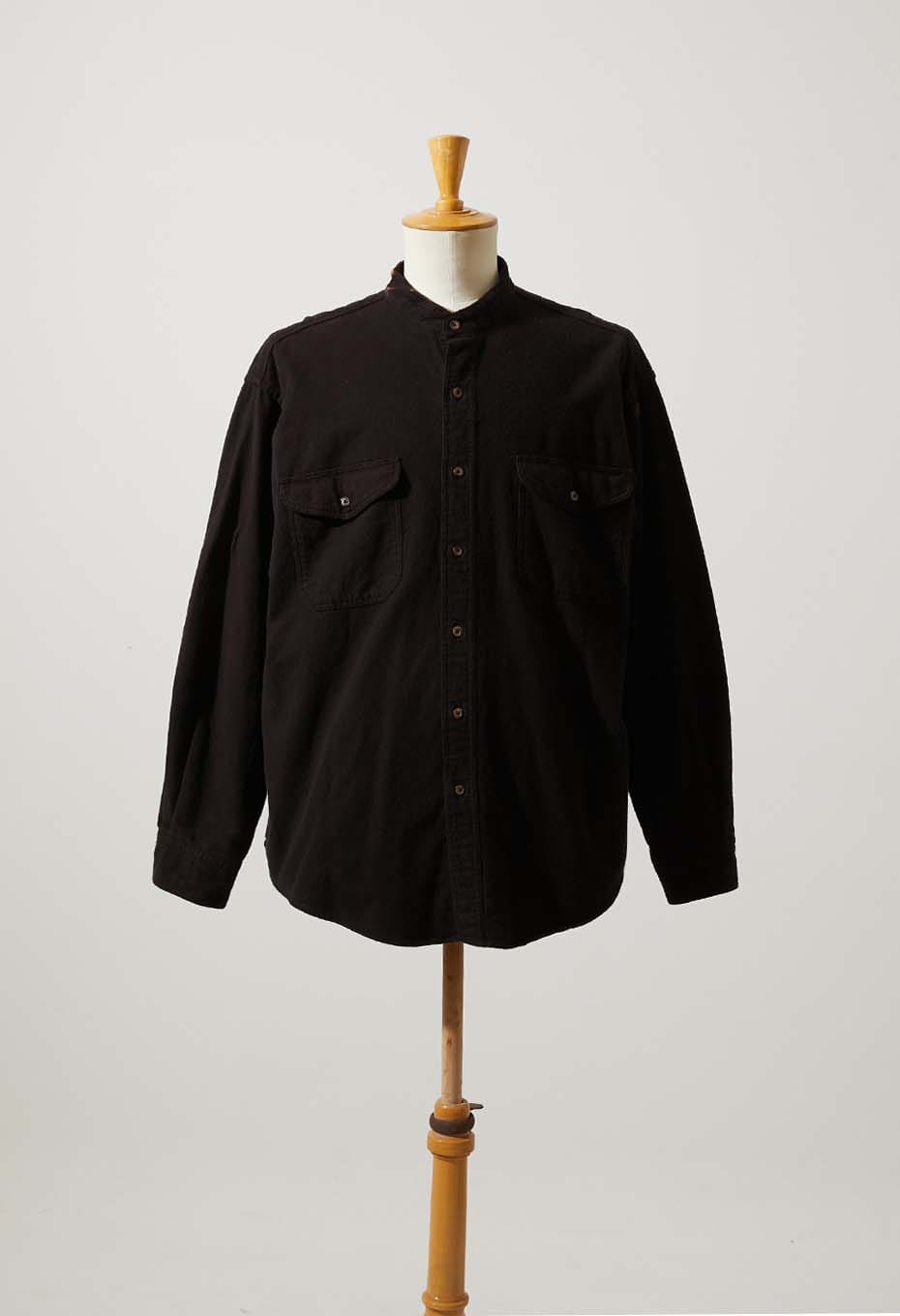 VINTAGE US FLANNEL FIRE WORK BLEACHED SHIRT