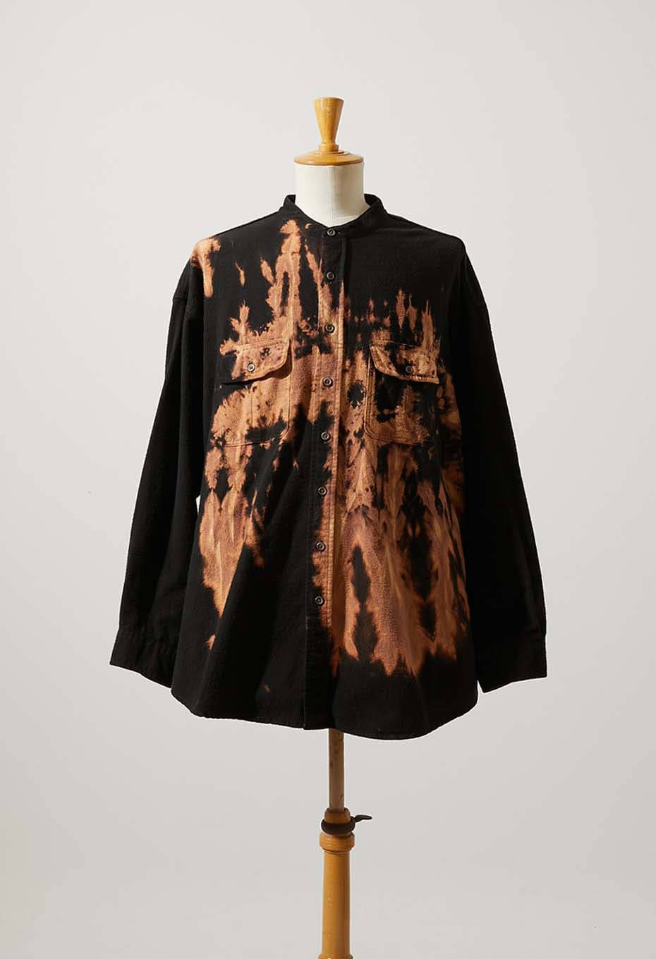 VINTAGE US FLANNEL CENTER BLEACHED SHIRT