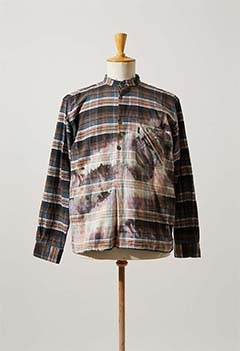 VINTAGE EURO FLANNEL HARD BLEACHED SHIRT