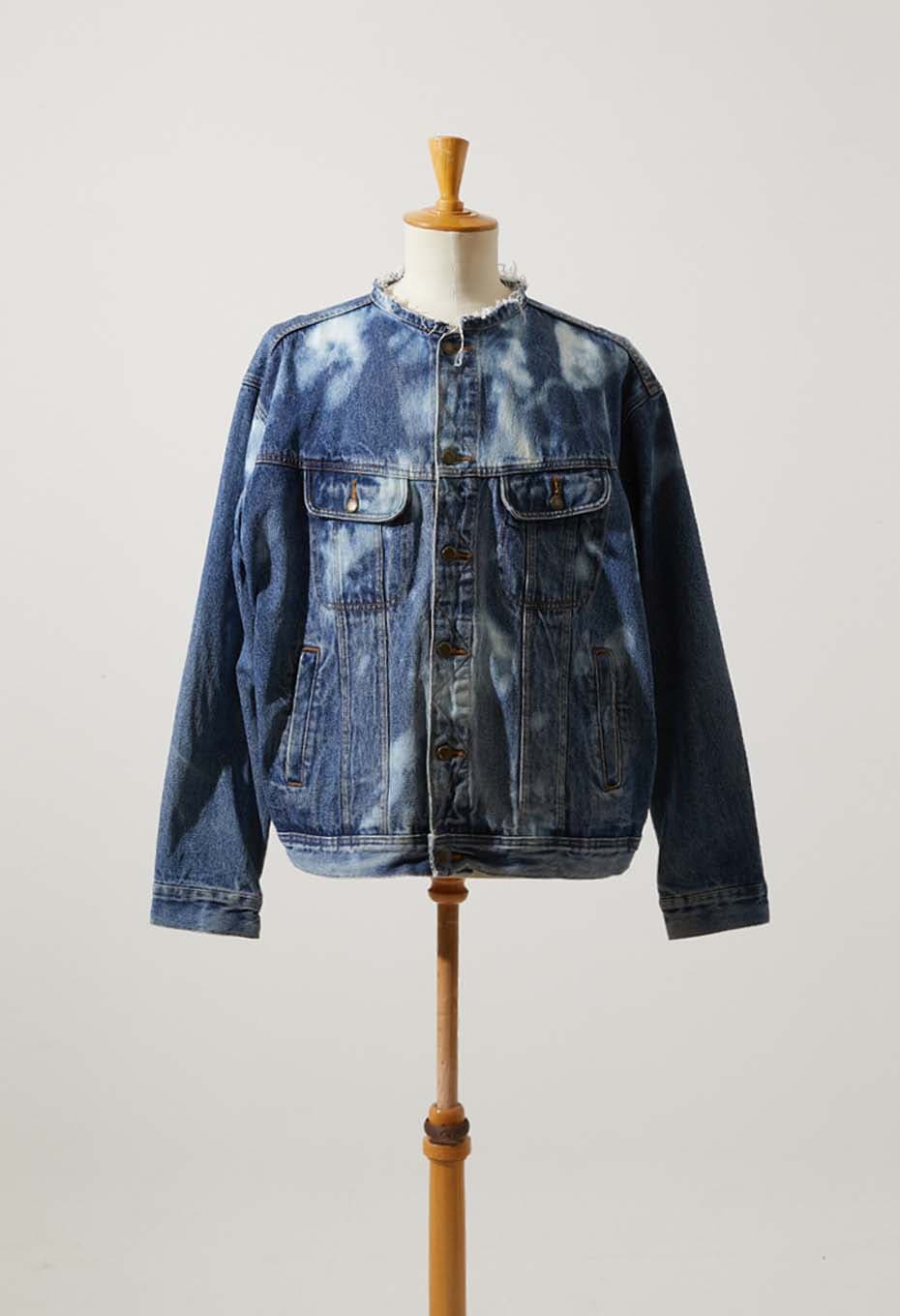 VINTAGE US WRANGLER BLEACHED DENIM JACKET