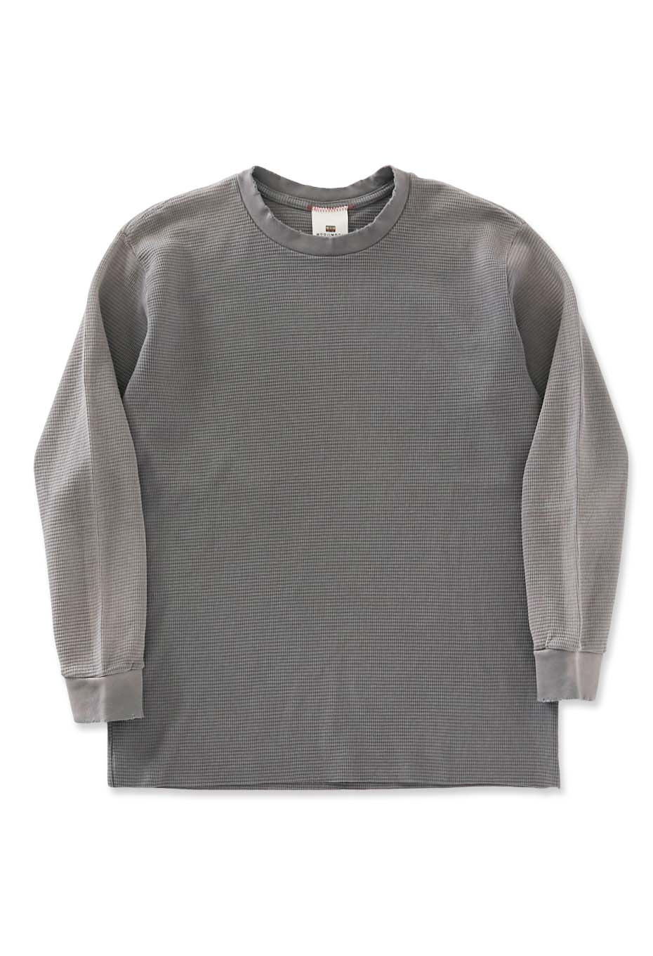 MOOJI MOOJI /クラシックワッフルサーマルTシャツ エイジド