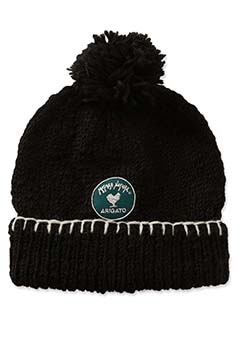 スラブヤーン ハンドステッチキャップ