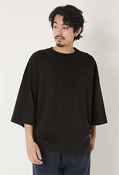INTODUSK /オーバーサイズポケットTシャツ