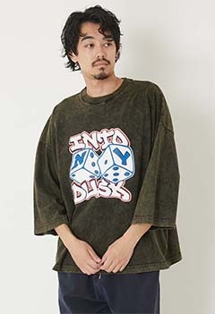 INTODUSK /ウォーンアウトクロークTシャツ