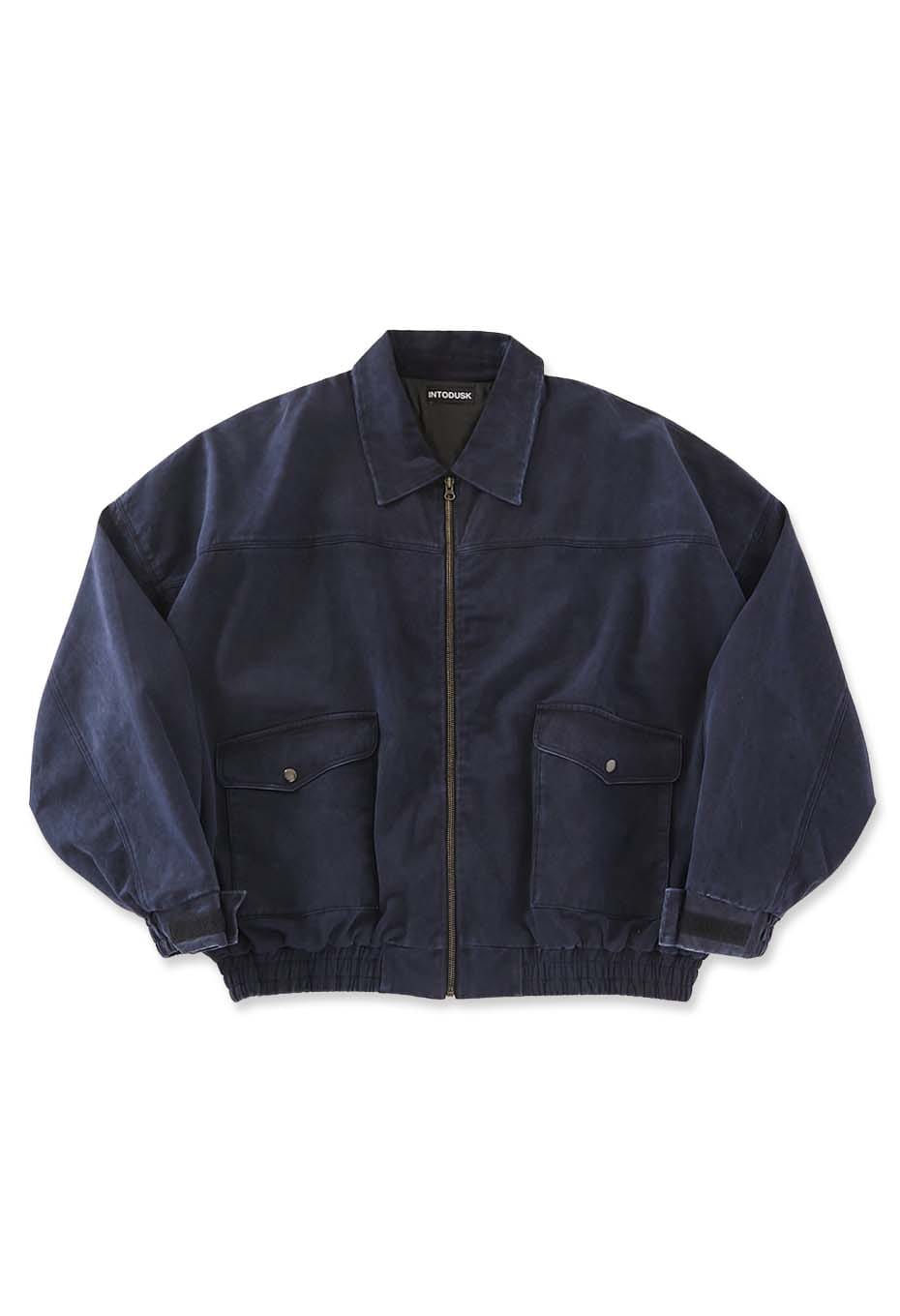 INTODUSK /フルジップポケットブルゾン