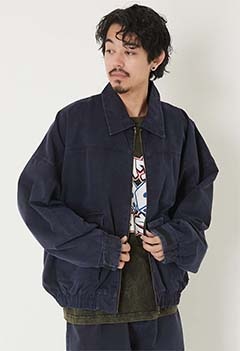 INTODUSK /フルジップポケットブルゾン