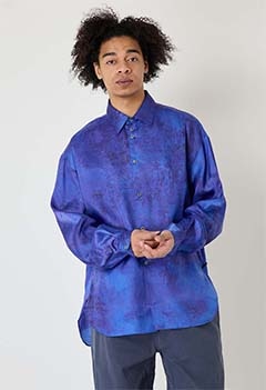 SHINYA KOZUKA /フラワーシャツ INDIGO