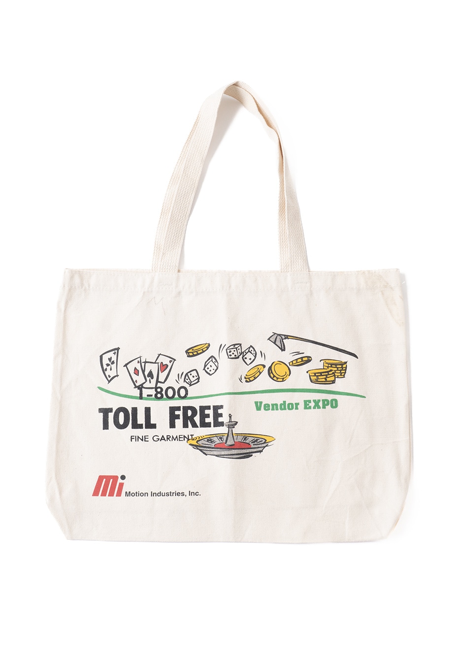 OVER PRINTED CANVAS BAG