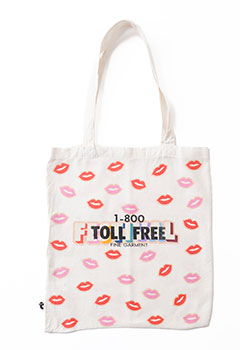 OVER PRINTED CANVAS BAG