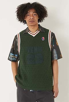 RICE NINE TEN /ニットバスケットボール タンクトップ