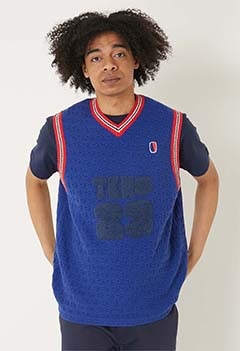 RICE NINE TEN /ニットバスケットボール タンクトップ