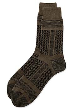 ROTOTO /デザートスカーフパターンソックス