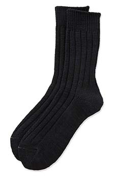 ROTOTO /オーガニックコットン インディゴトーンソックス