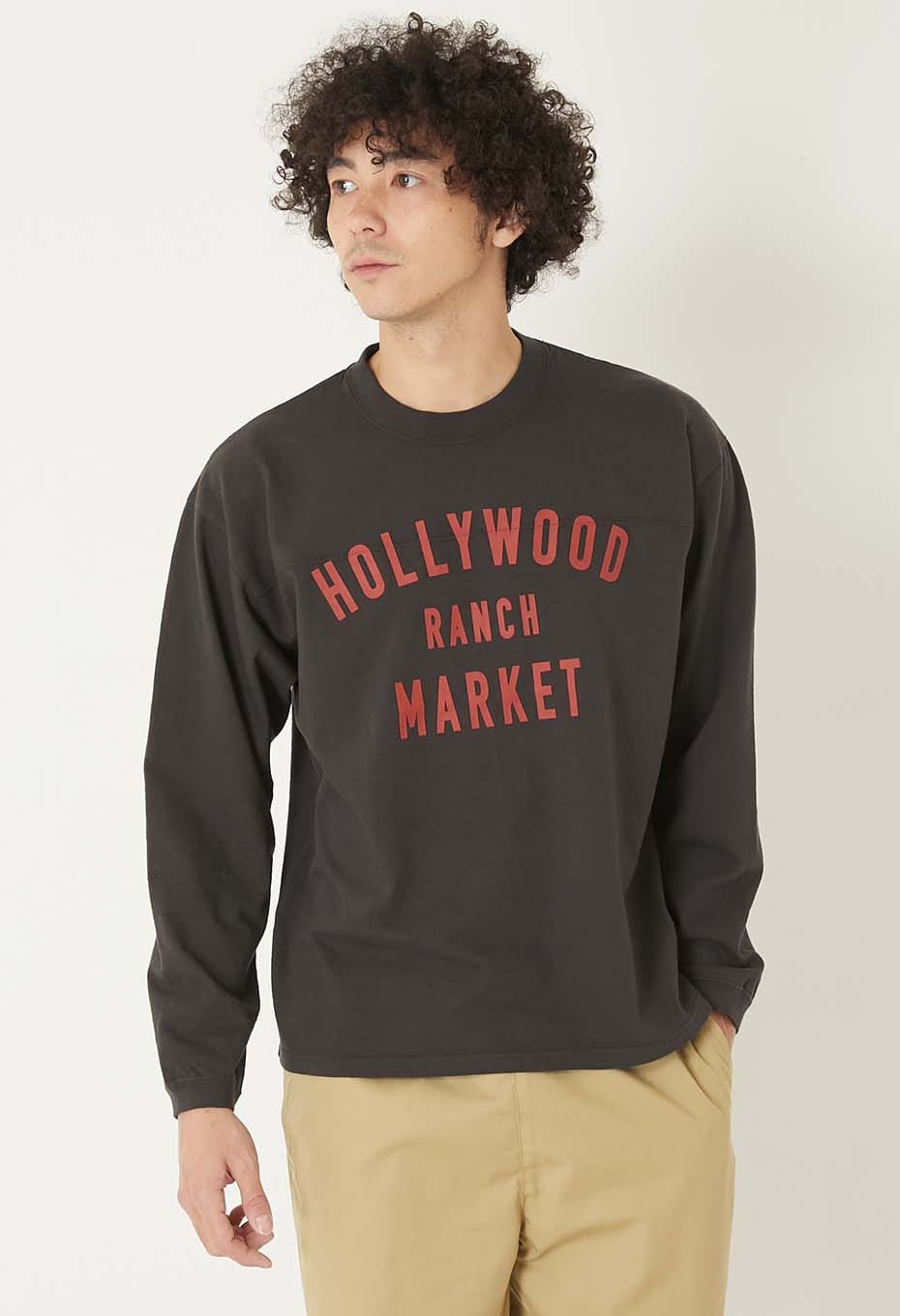 ☆hachi511☆ HOLLYWOOD RANCH MARKET 長袖 スラブテンジク オーバープリント ロングスリーブ Tシャツ | HOLLYWOOD