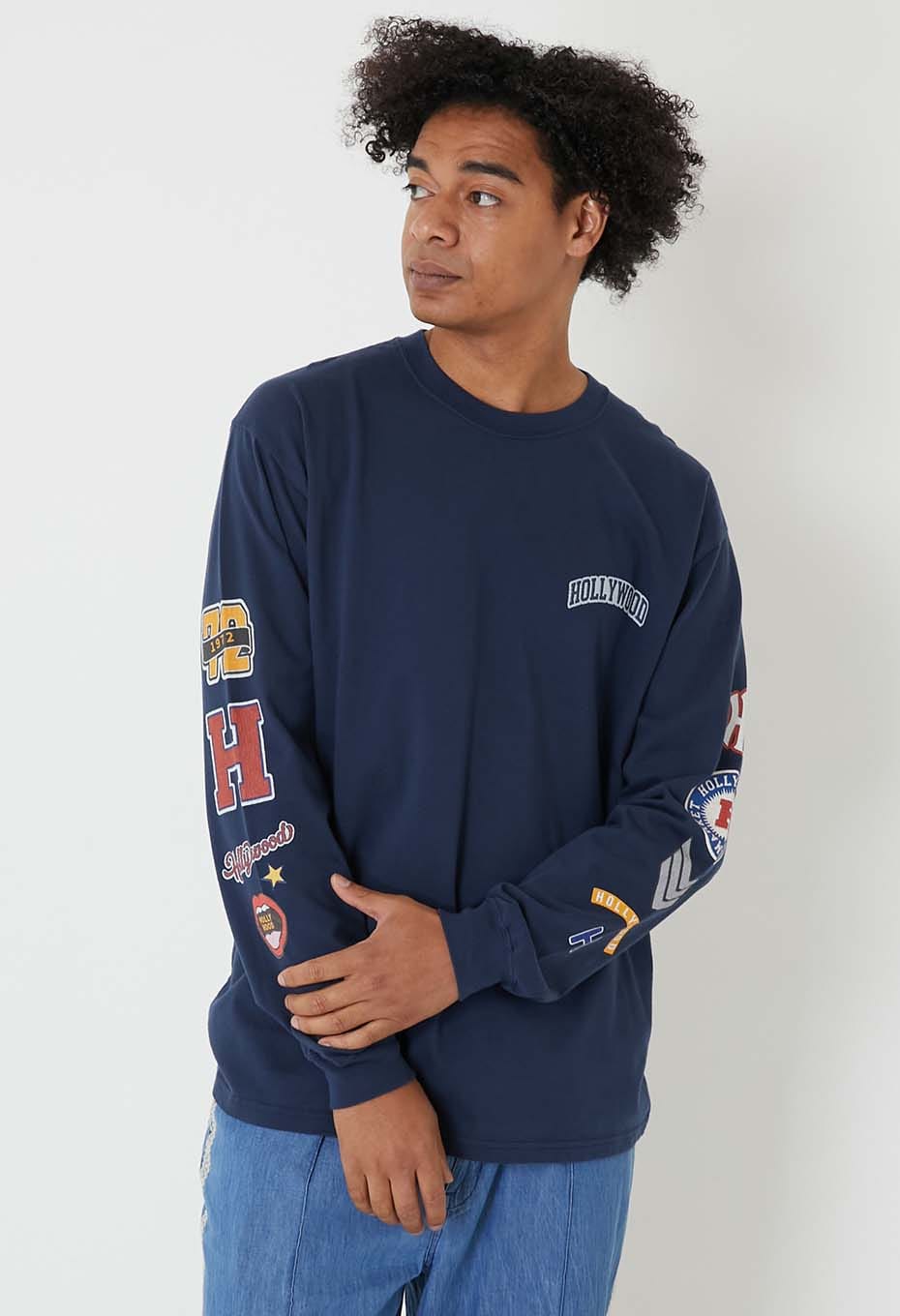 Lettered Print ロングスリーブTシャツ | HOLLYWOOD RANCH MARKET
