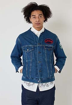 パッチリメイクライトデニム 3RD TYPE トラッカージャケット