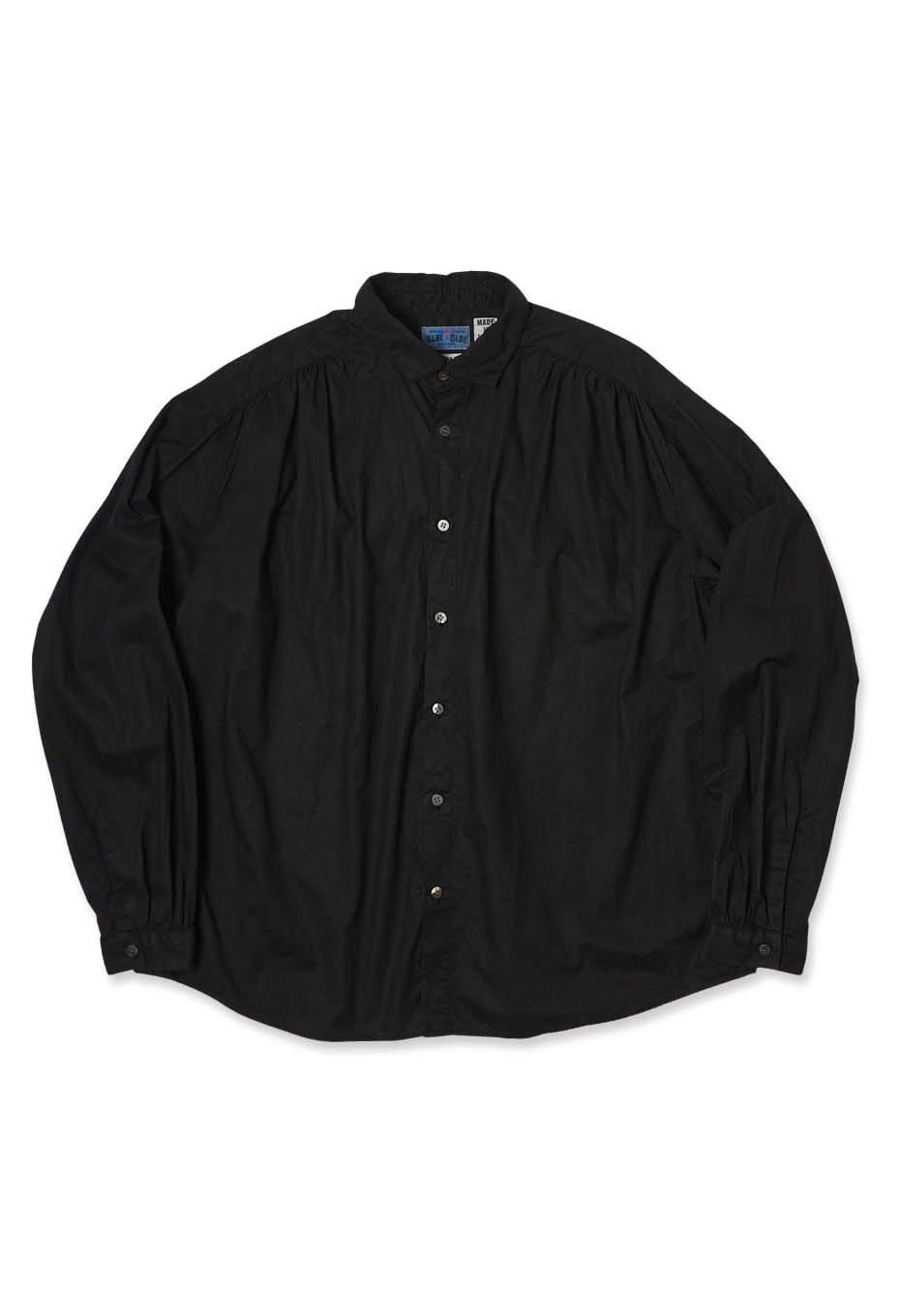 キョウクロゾメギャザーシャツ