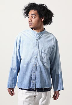 VINTAGE OLD GAP BLEACH DENIM SHIRT