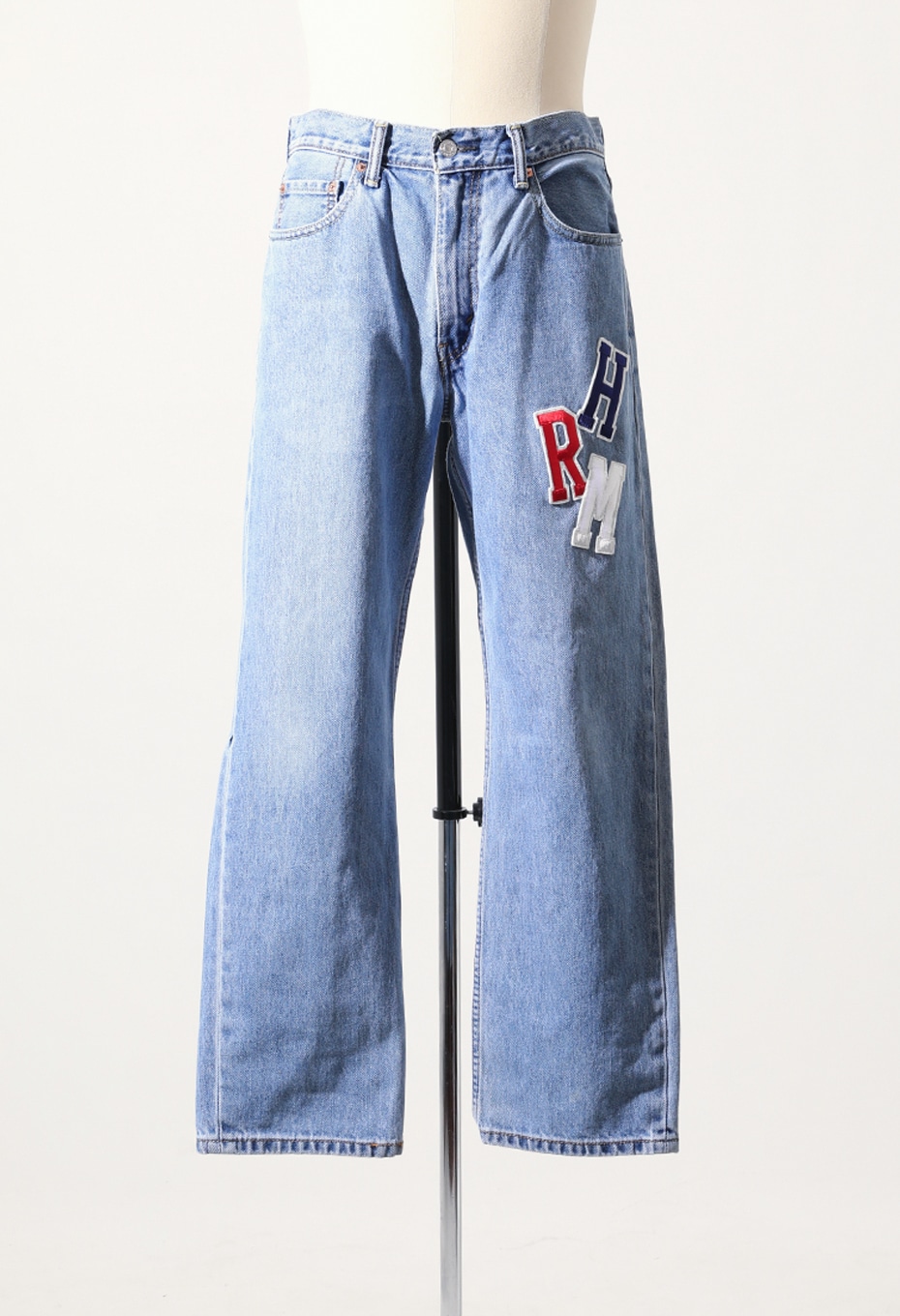 VINTAGE LEVIS HRM PATCH CUSTOM DENIM PANTS2 33×30