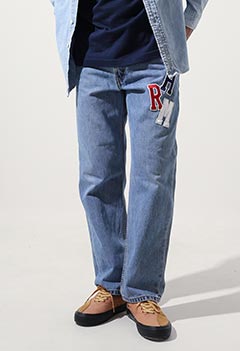 VINTAGE LEVIS HRM PATCH CUSTOM DENIM PANTS2 33×30