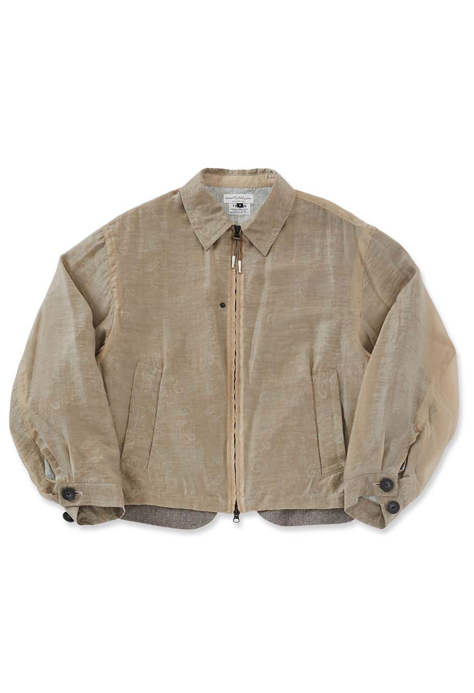 elephant tribal fabrics リネンジャケット elephant TRIBAL fabrics /ヴェイグパターンジャケット | elephant