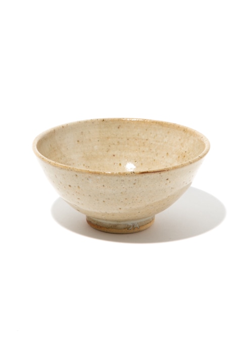 Kampong Chhnang Pottery Rice Bowl S White