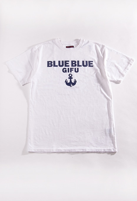 BLUE BLUE GIFU Anchor logo T-shirts