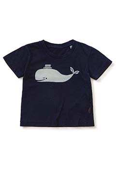 Kids BLUEBLUE HAKATA Hat Whale Indigo T-shirts