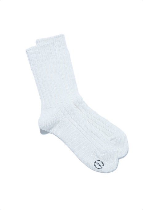 LENO. Cotton Rib Socks Women's