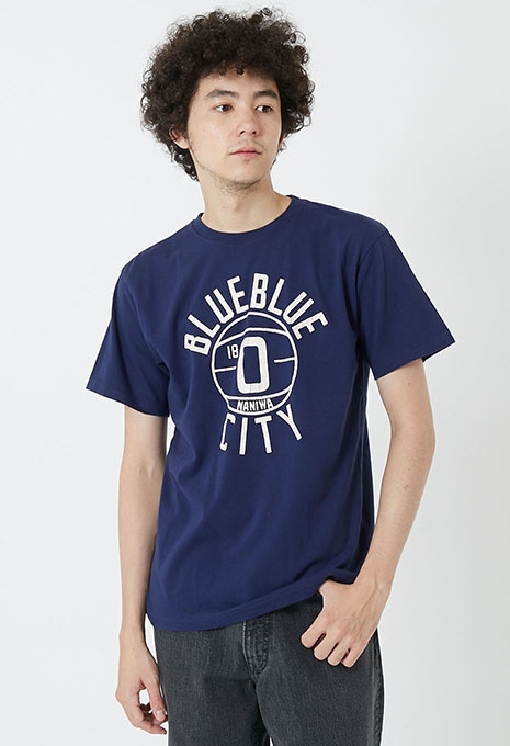 BLUE BLUE OSAKA ナニワカレッジNO8 Tシャツ