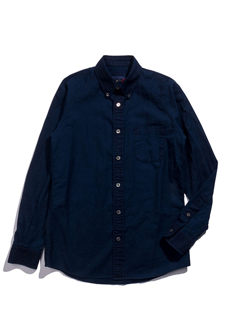 チョウオックス テゾメラグランスリーブ ボタンダウンシャツ