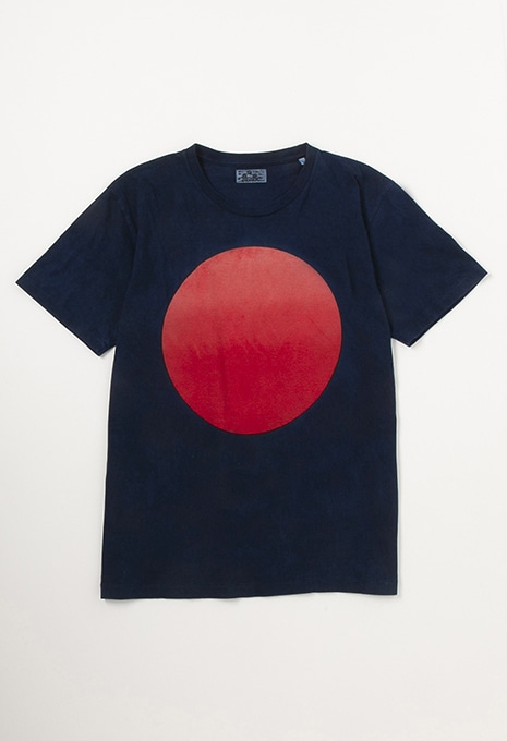 Taiyo gradation Indigo T-shirts