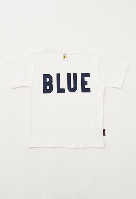 RUSSELL・BLUE BLUE BLUEパッチ Tシャツ キッズ