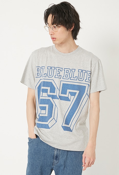 BLUE BLUE 67 ビッグロゴ Tシャツ
