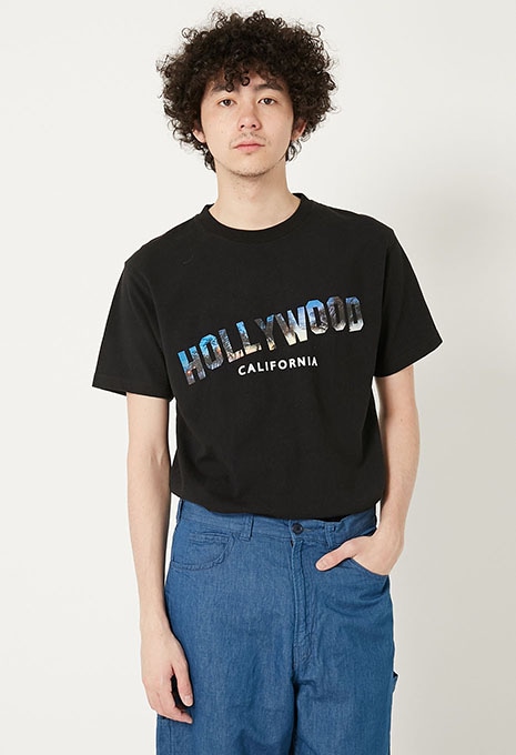 SCREEN STARS・HRM パームツリーHOLLYWOOD Tシャツ