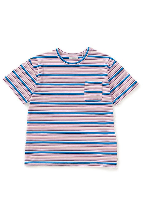 Original beach horizontal stripe short sleeve T-shirts