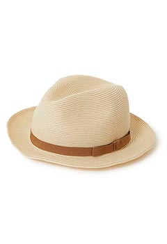 Washable ribbon straw hat