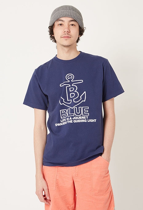 B ANCHOR LIFE IS A JOURNEY ショートスリーブTシャツ