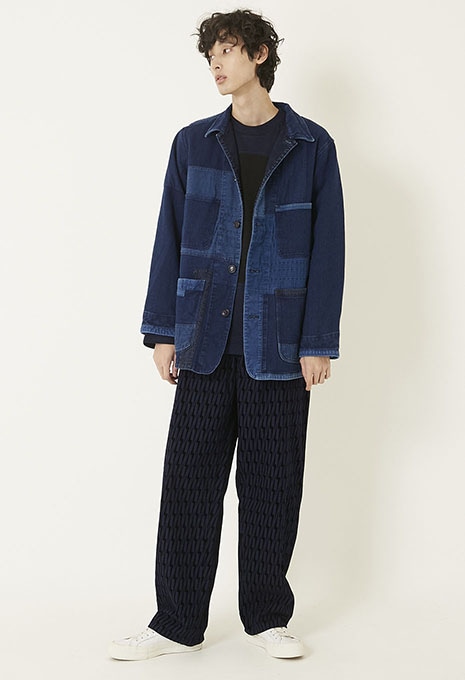 BLUE BLUE JAPAN | chore coat | nenrin patchwork honnai chore coat