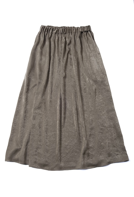 vintage satin flared skirt