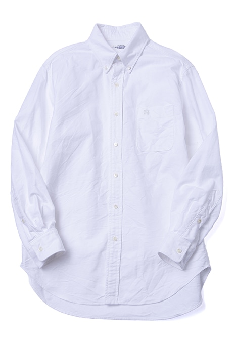 H Embroidered oxford Button Down Shirt