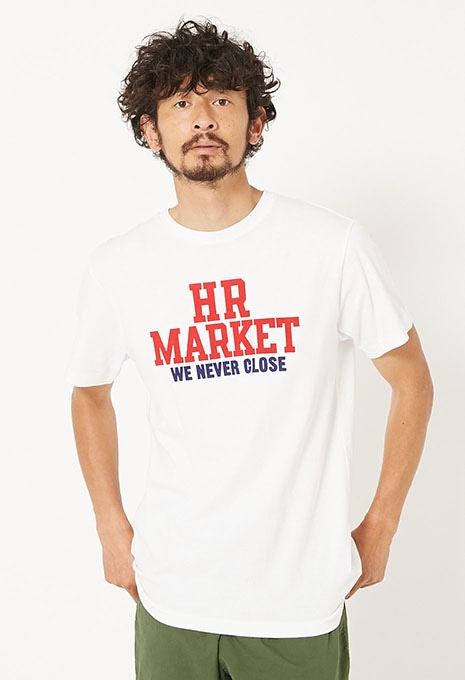 HR MARKET カレッジTシャツ