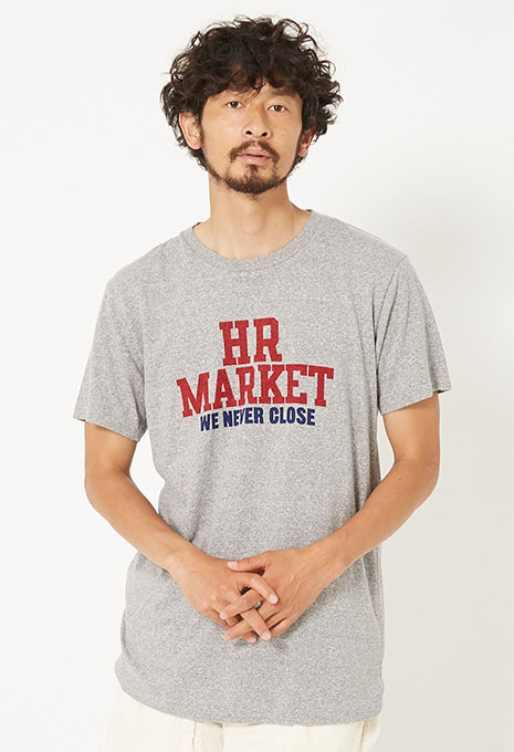 HR MARKET カレッジTシャツ
