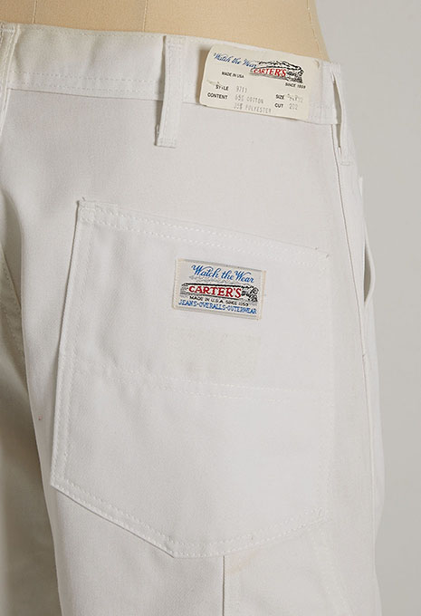 VINTAGE | Bottoms | USED CARTER'S WHITE PAINTER PANTS