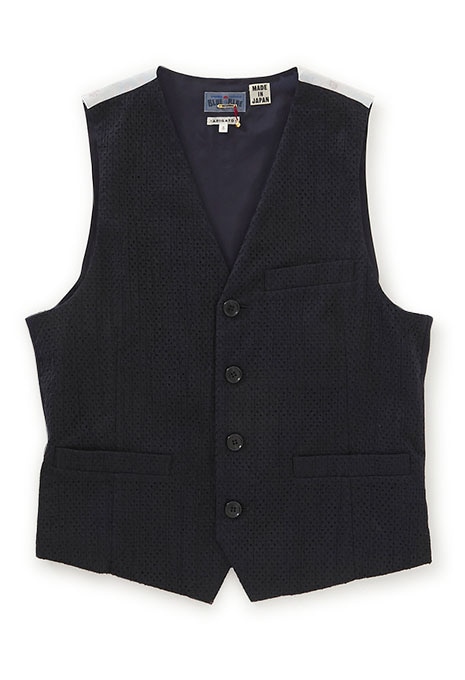 cotton lace weeping cherry side rib 4B vest
