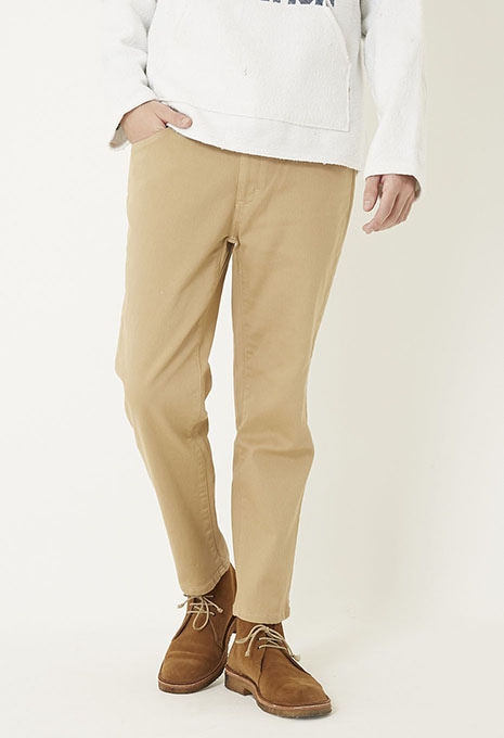 stretch Pique Slim relaxed pants