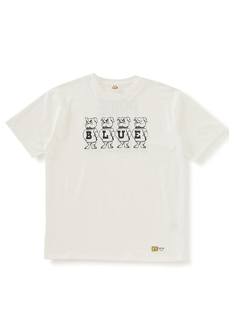 RUSSELL / BLUEBLUE Bulldog T-shirts